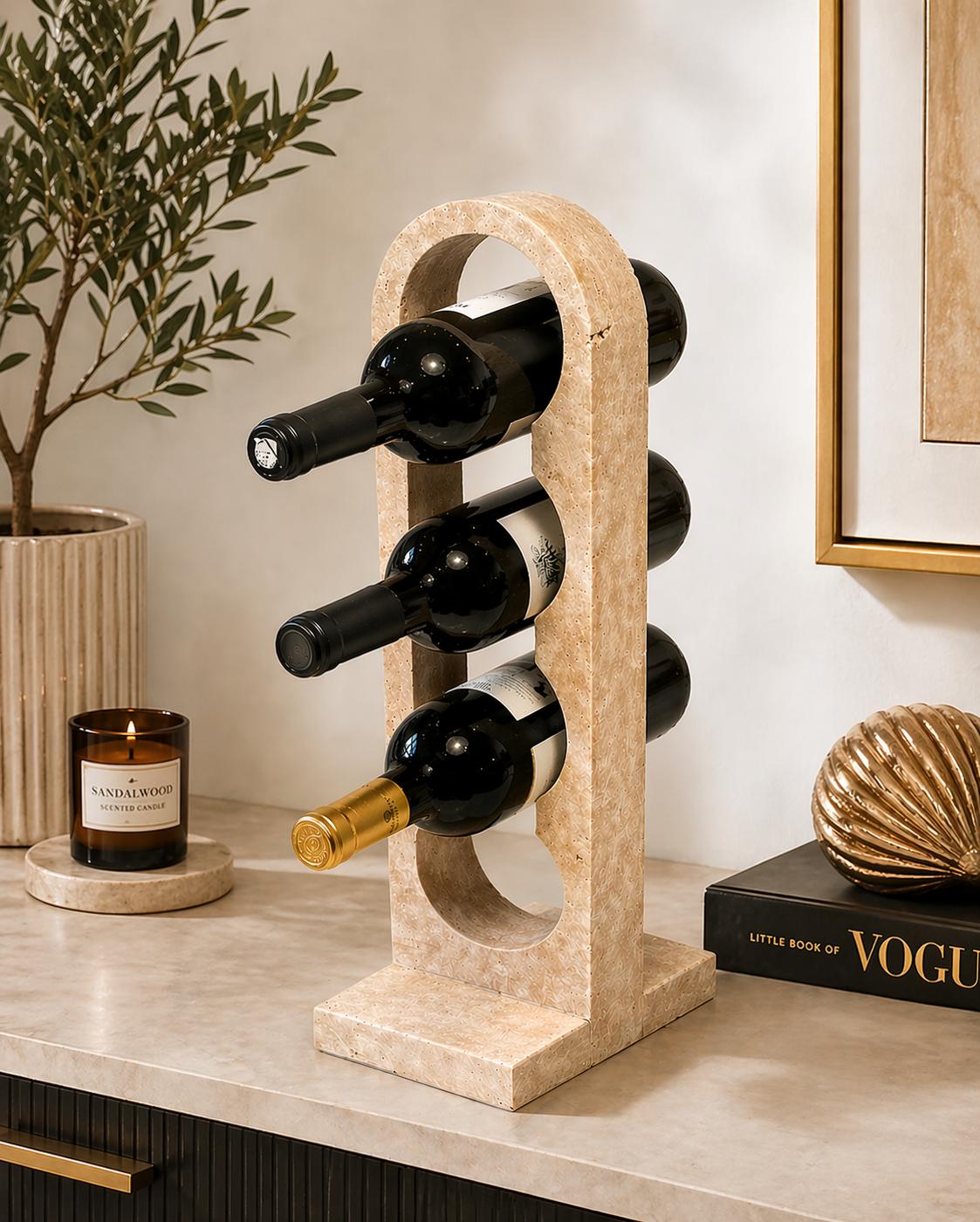 Travertine Wine Rack