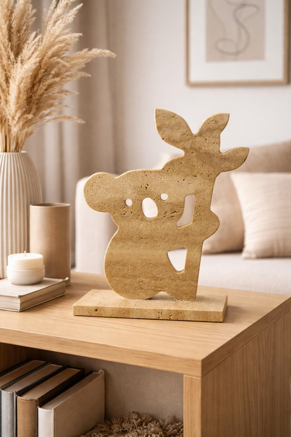 Travertine Koala Sculpture