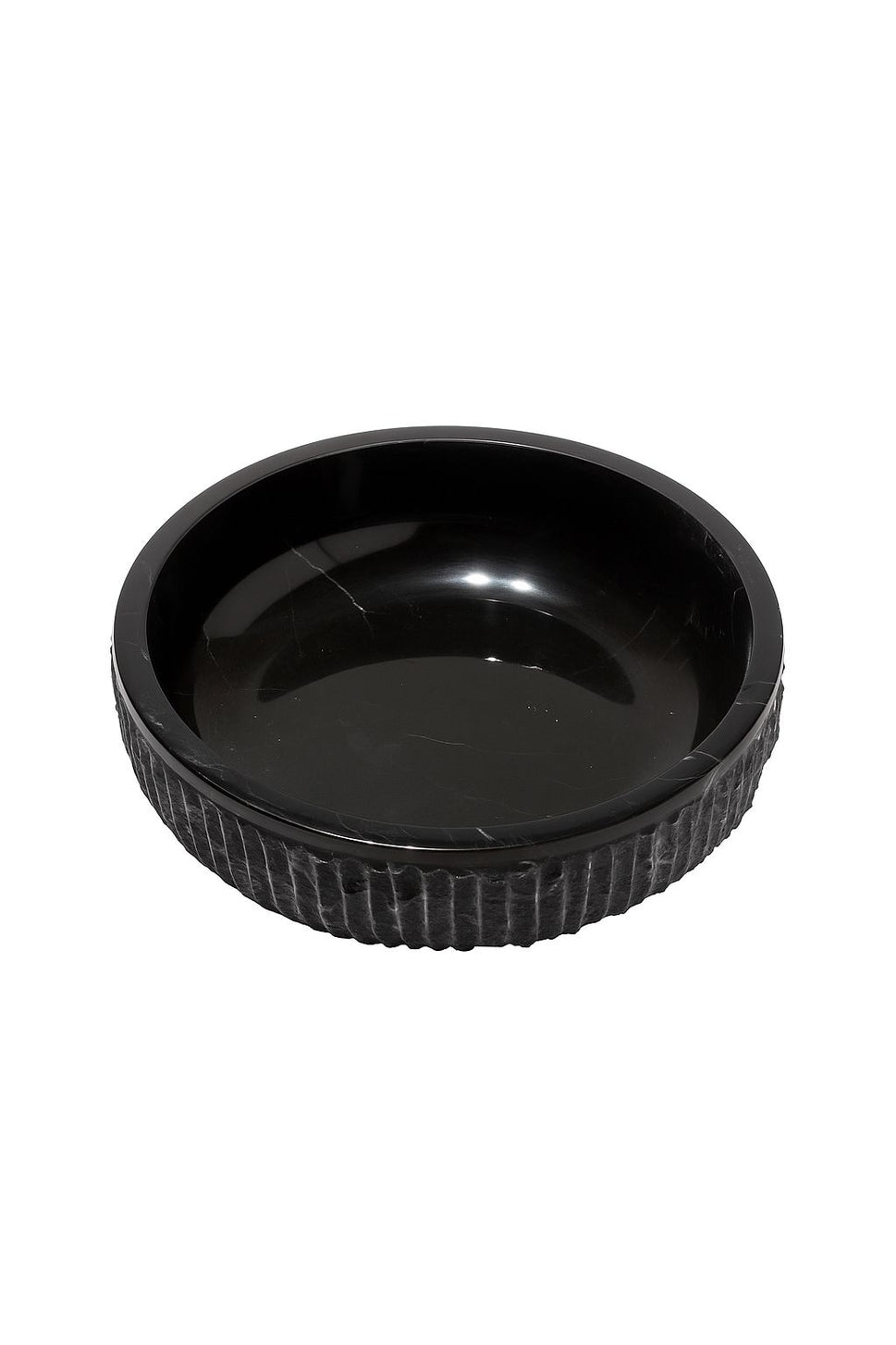 Hand-Carved Black Stone Bowl