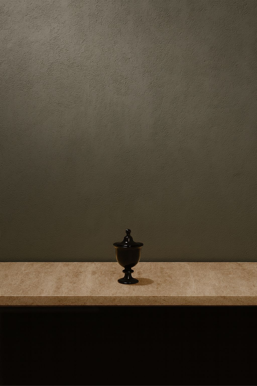 Grey Marble Apothecary Jar with Lid