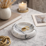 Calacatta Viola Round Catchall Dish