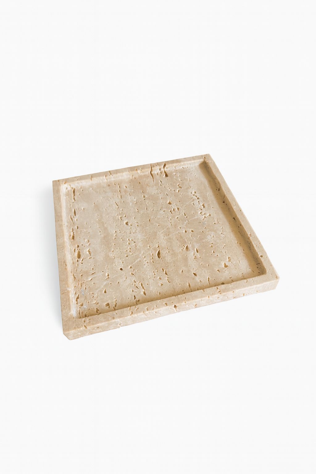 Square Travertine Tray