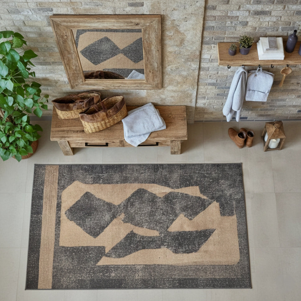 Entryway Bench with Drawer and Shelf - Rustic Live Edge Reclaimed Wood