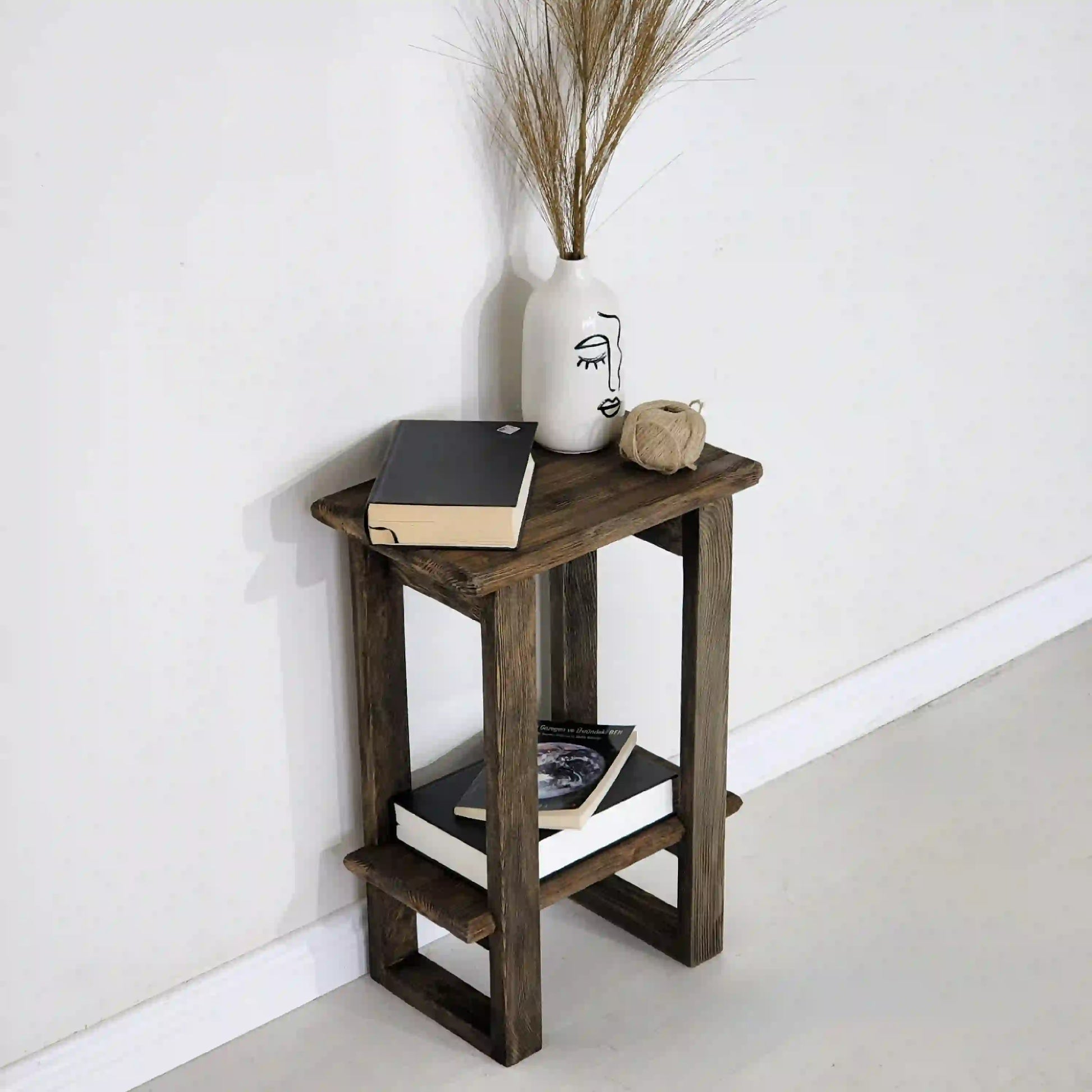 Rustikale Badezimmerwaschtische - Schmaler Bauernhausstil, Live Edge Wood