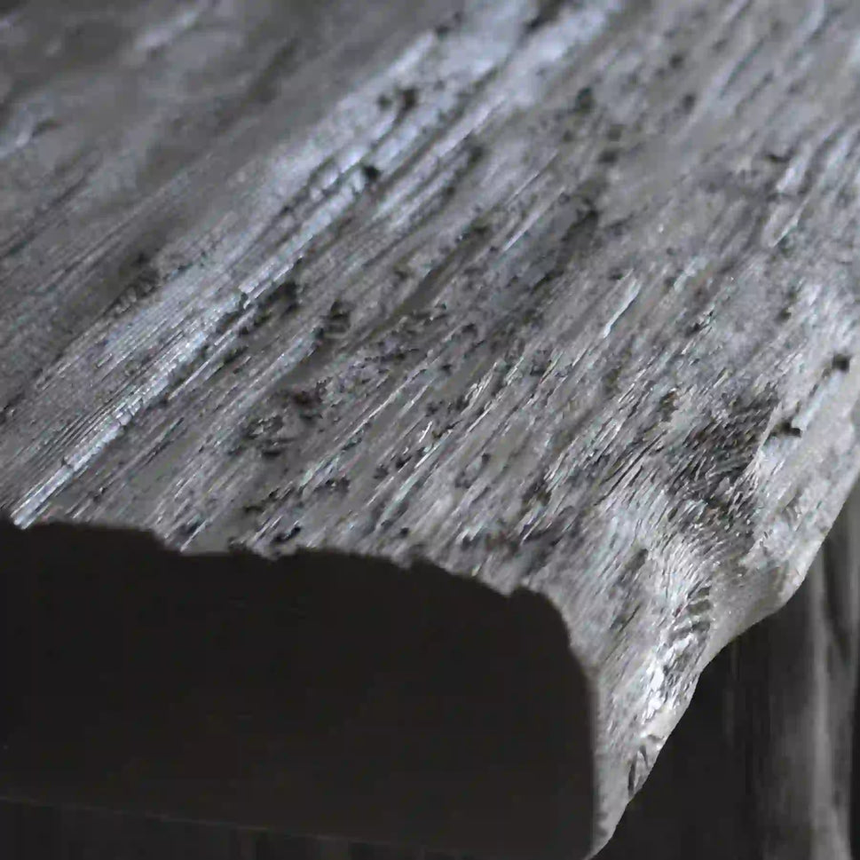 Rustikale Badezimmerwaschtische - Schmaler Bauernhausstil, Live Edge Wood