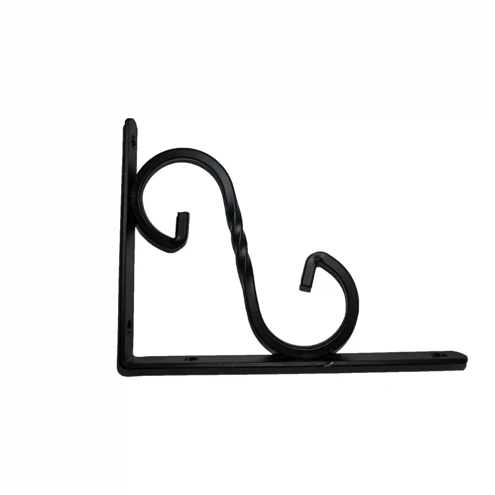 Farmhouse Floating Shelf with Metal Brackets - Custom Size Shelves