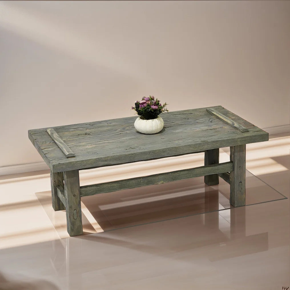 Rustikale Badezimmerwaschtische - Schmaler Bauernhausstil, Live Edge Wood