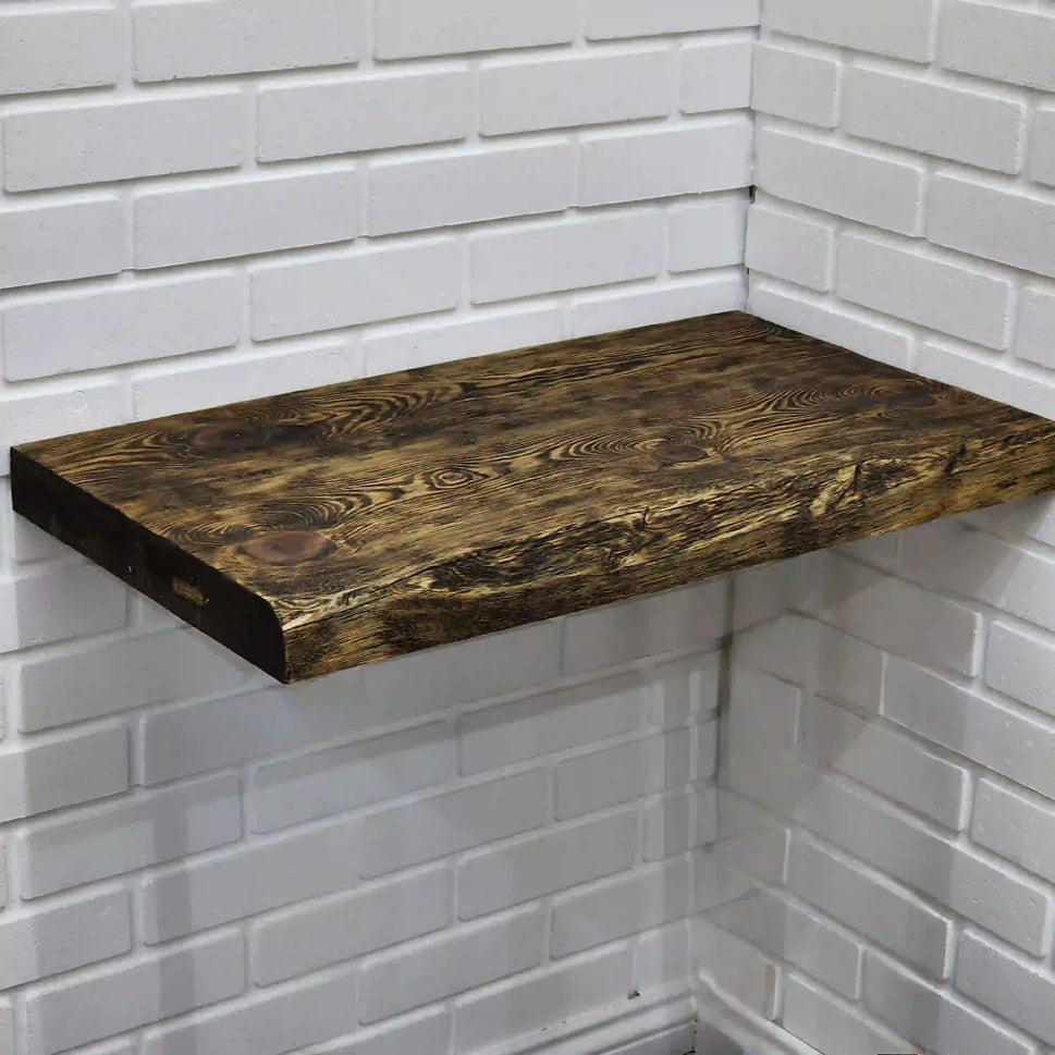 Rustic Bathroom Live Edge Vanities - Solid Wood Slab Vanity