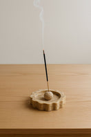 Switch Travertine Incense Holder – handcrafted natural beige travertine, view 3 3 image