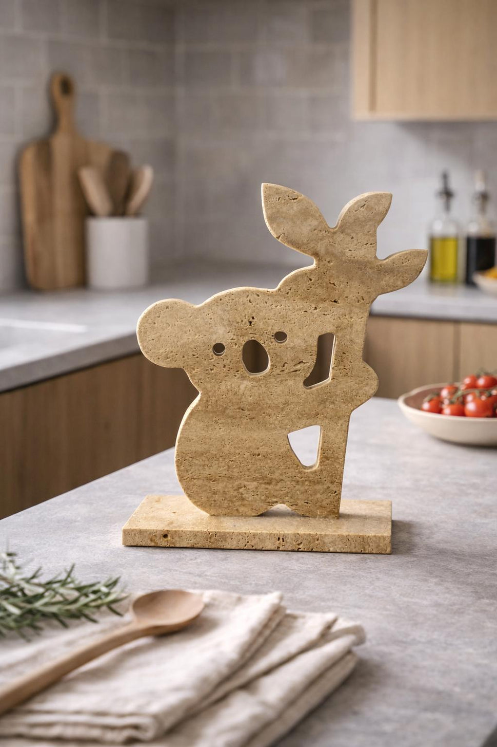 Travertine Koala Sculpture