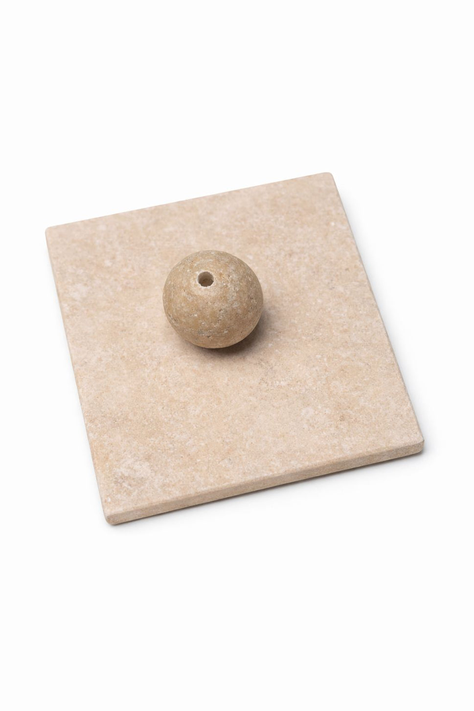 Travertine Incense Holder