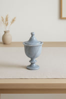 Switch Grey Marble Apothecary Jar with Lid – handcrafted natural grey marble, view 2 2 image