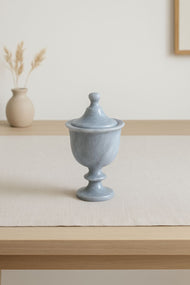Grey Marble Apothecary Jar with Lid