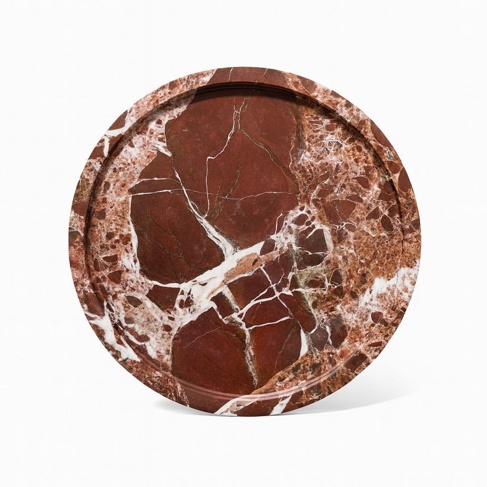 Rosso Levanto Round Tray