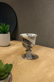 Calacatta Viola Marble Goblet