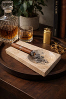Switch Travertine Cigar Ashtray – handcrafted natural beige travertine, view 2 2 image