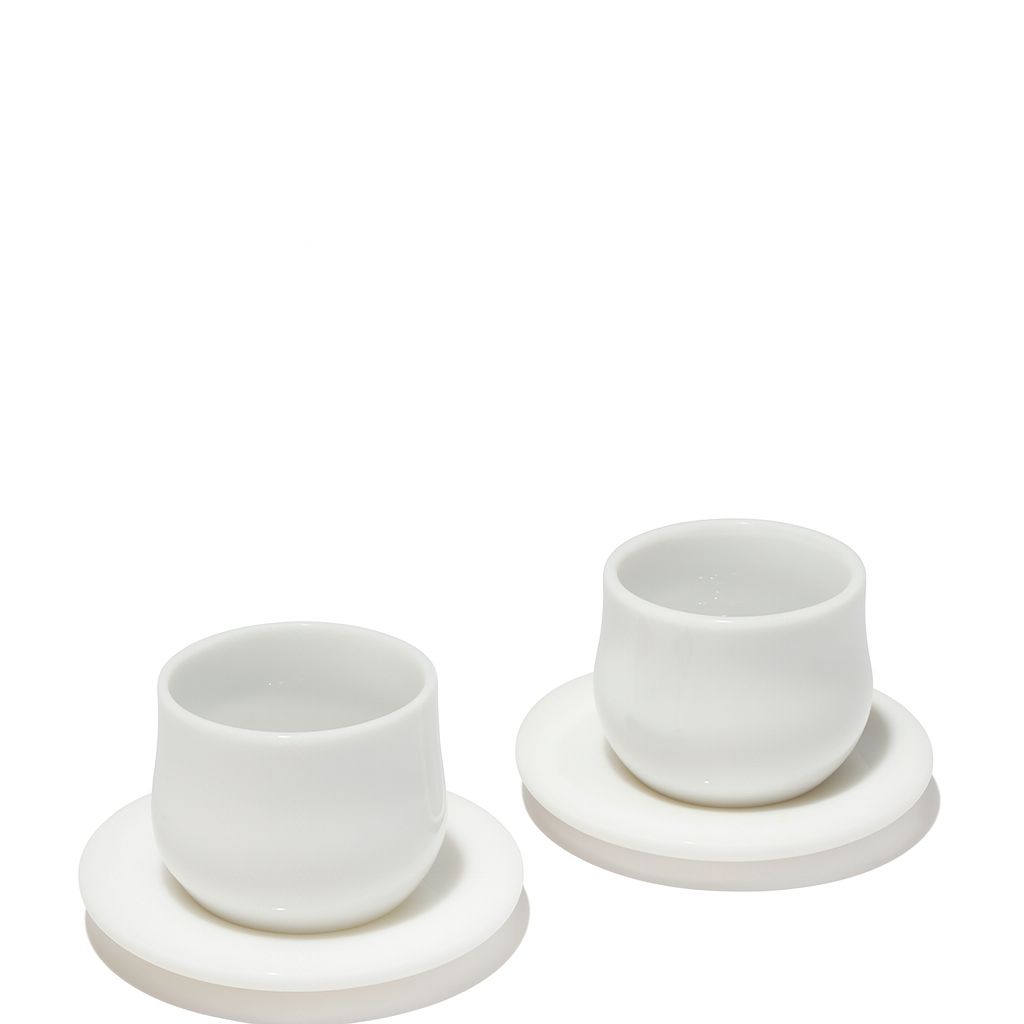 Marble Espresso Cup and Saucer Set of 2 – handcrafted natural stone, view 9