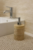 Switch Travertine Soap Dispenser – handcrafted natural stone, view 2 2 image