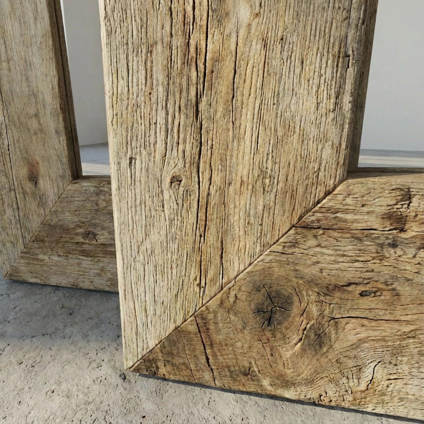 Rustic Mirror Frame - Handmade Farmhause Style