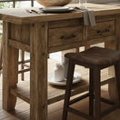 Switch Rustic Kitchen Island with Storage - Live Edge Wood Counter Height 2 image