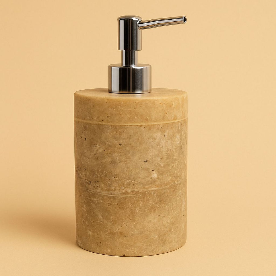 Travertine Soap Dispenser