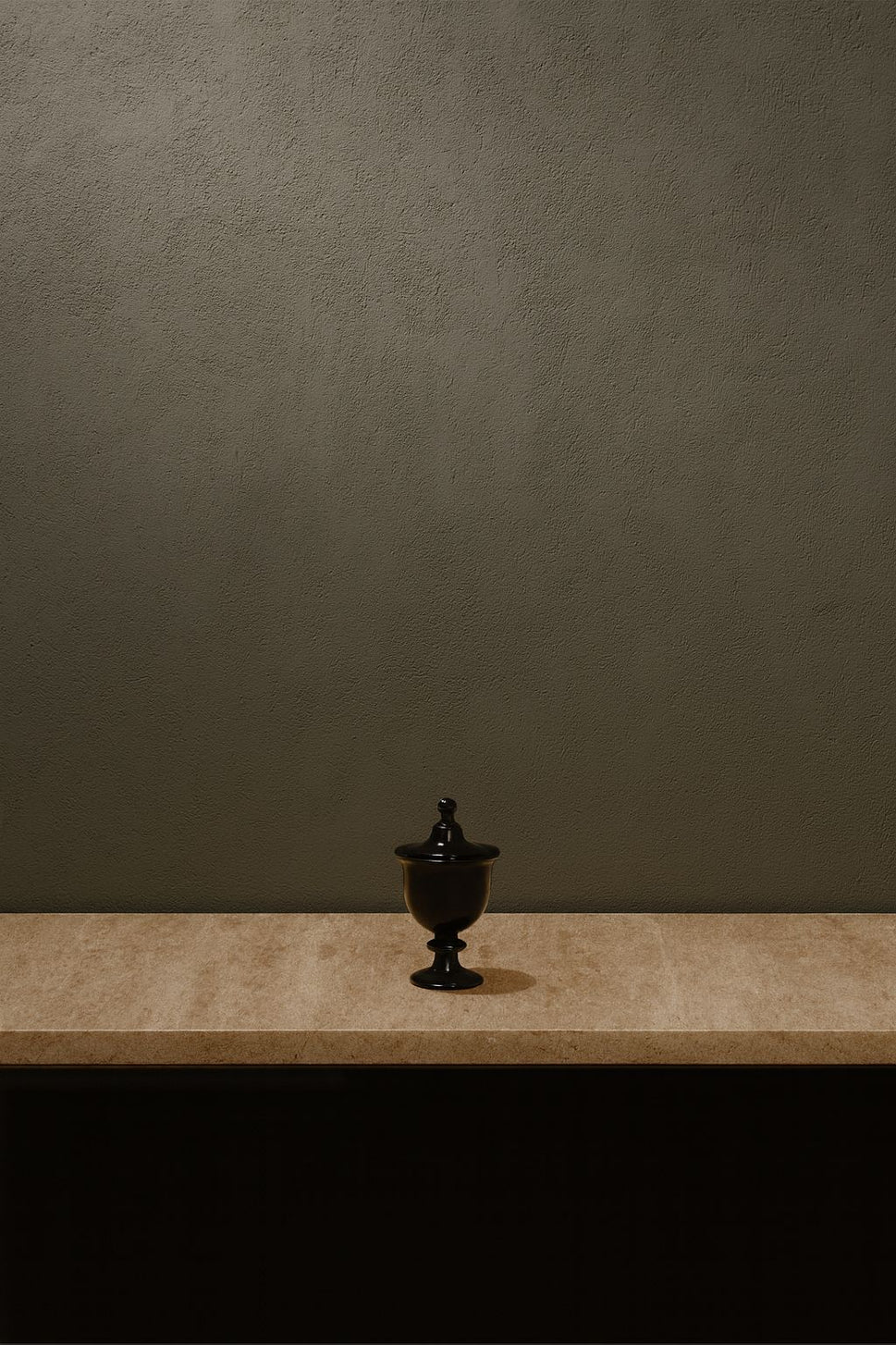 Grey Marble Apothecary Jar with Lid