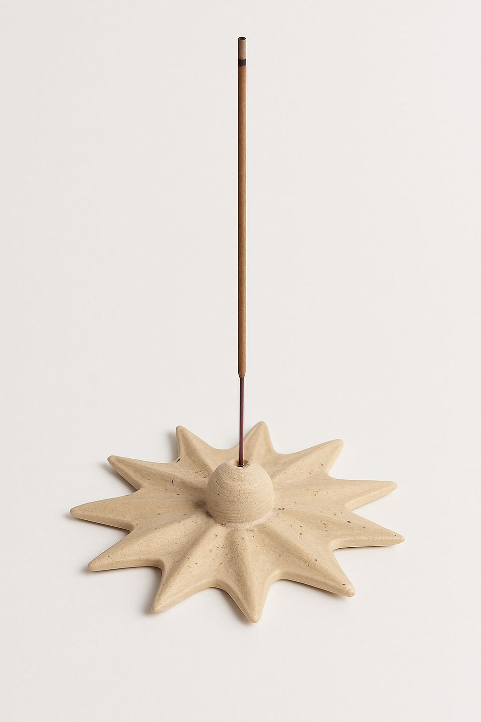 Star Travertine Incense Holder