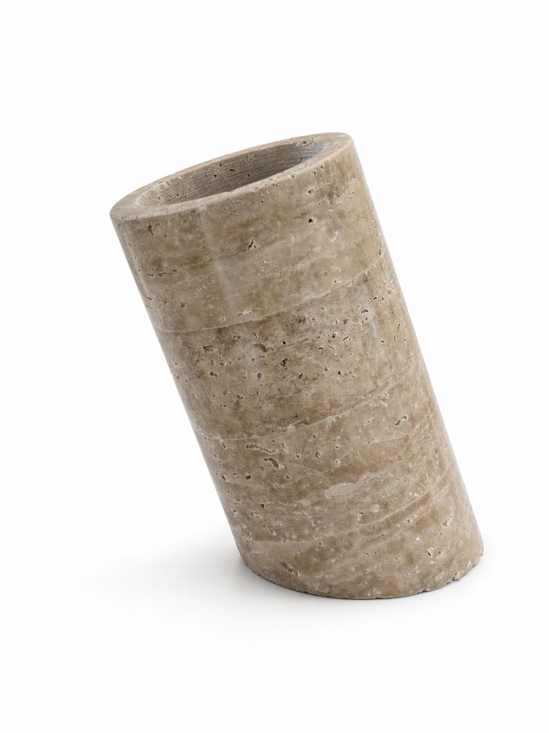 Travertine Wine Bottle Holder
