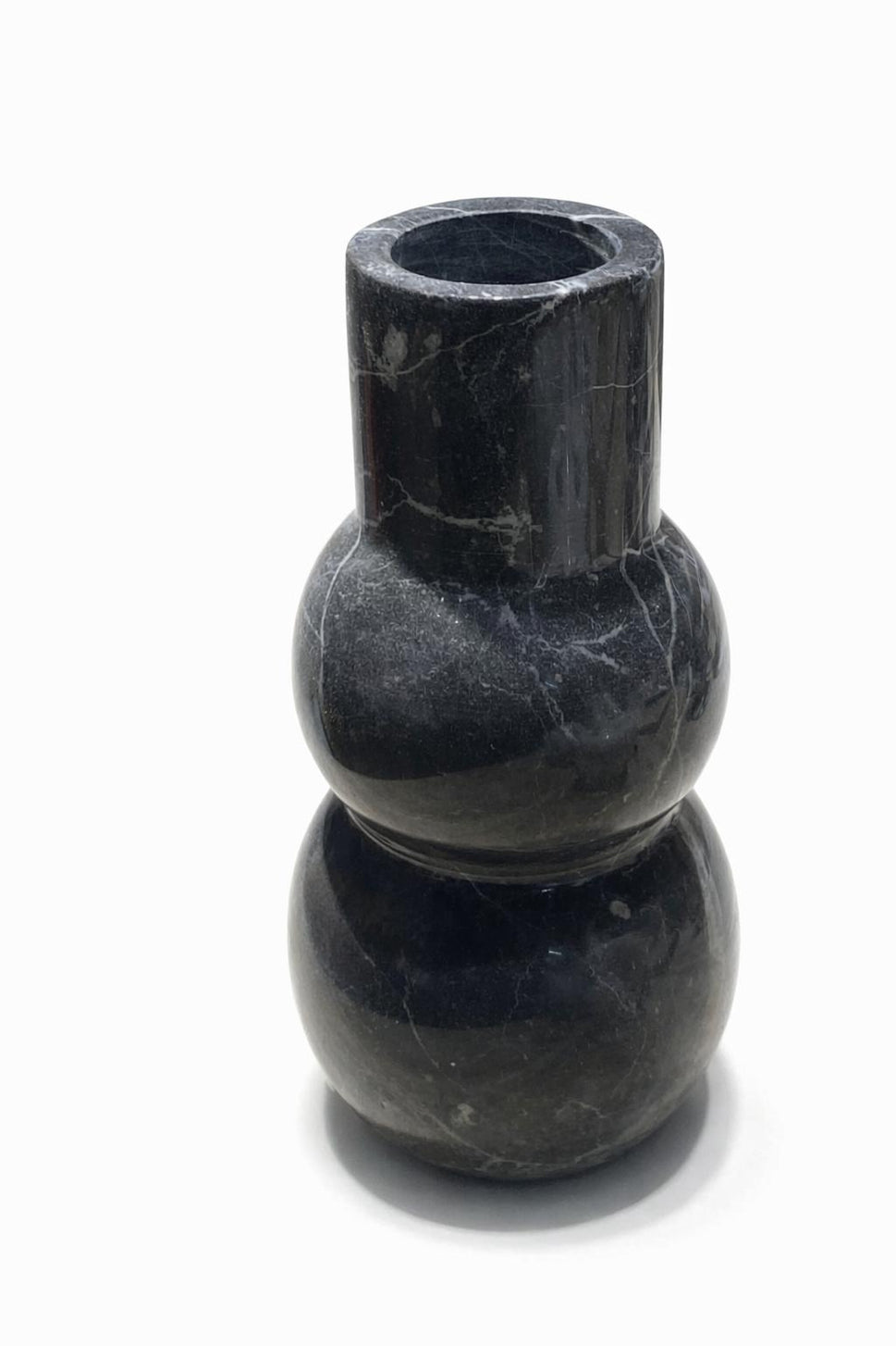 Black Marble Bubble Vase
