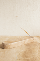Switch Travertine Incense Holder – handcrafted natural beige travertine, view 2 2 image