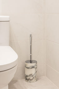 Calacatta Viola Toilet Brush Holder