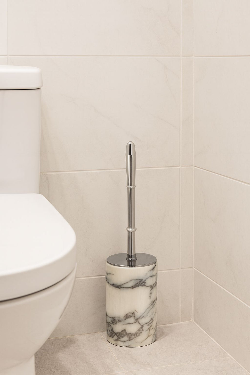 Calacatta Viola Toilet Brush Holder