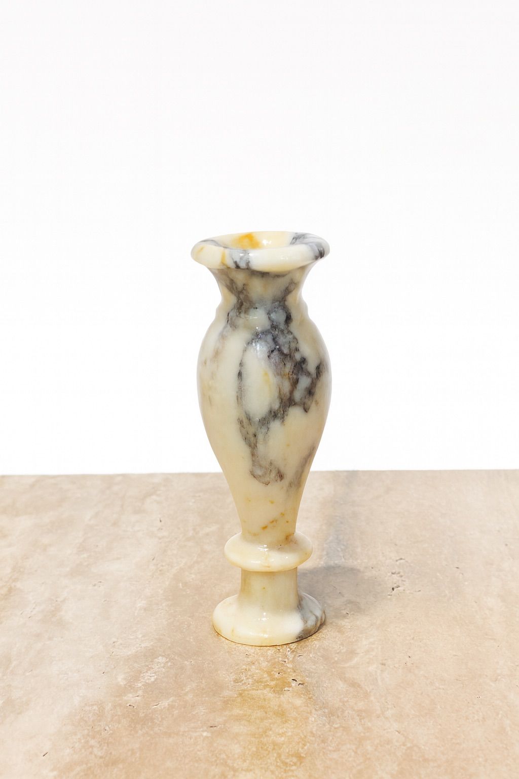 Classic Marble Vase – handcrafted natural stone, view 4