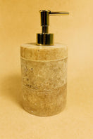 Switch Travertine Soap Dispenser – handcrafted natural stone, view 3 3 image