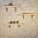 Switch Farmhouse Floating Shelf with  Metal Brackets - Custom Size Shelves 2 image