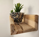 Switch Picture Ledge Shelf, Farmhouse Floating Shelf with  Metal Brackets - Custom Size Shelves 3 image