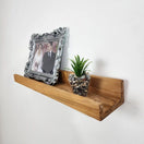 Switch Picture Ledge Shelf, Farmhouse Floating Shelf with  Metal Brackets - Custom Size Shelves 2 image