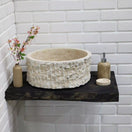 Switch Rustic Bathroom Live Edge Vanities - Solid Wood Slab Vanity 3 image