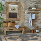 Switch Rustic Entryway Wooden Console Table - Live Edge Wood Bench 3 image