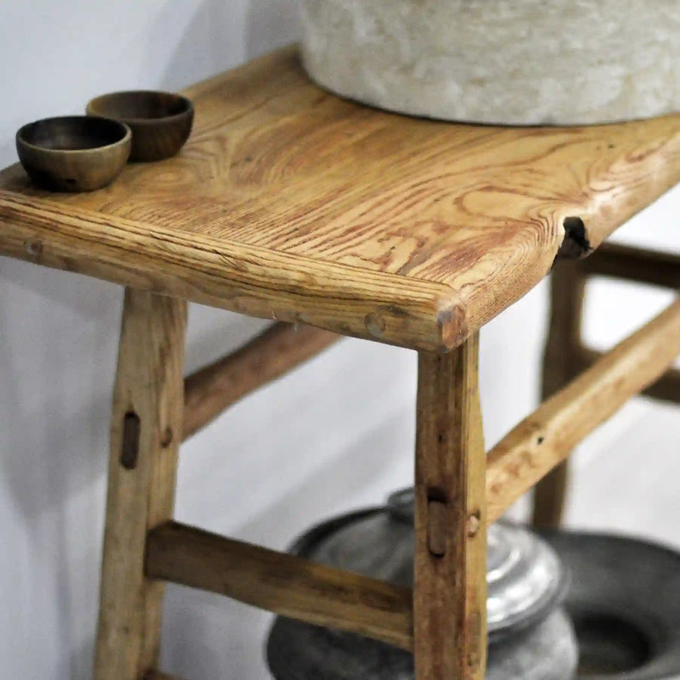 Rustikale Badezimmerwaschtische - Schmaler Bauernhausstil, Live Edge Wood 