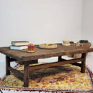 Switch Rustic Coffee Table - Live edge solid brown top unique wooden 3 image