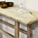 Switch Rustic Entryway Wooden Console Table - Live Edge Wood Bench 3 image