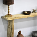 Switch Rustic Entryway Wooden Console Table - Live Edge Wood Dresser 3 image