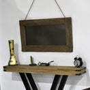 Switch Rustic Entryway Wooden Console Table with iron leg 3 image