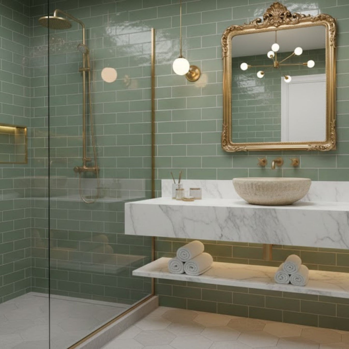 Natural Travertine Round Vessel Sink - Hand-Chiseled Raw Stone Basin