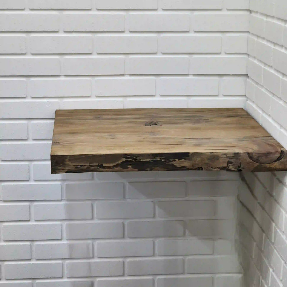 Rustic Bathroom Live Edge Vanities - Solid Wood Slab Vanity