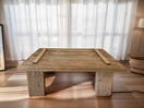 Switch Rustic Coffee Table - Live edge solid brown top unique wooden 3 image