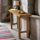 Switch Rustic Entryway Wooden Console Table - Live Edge Wood Dresser 2 image