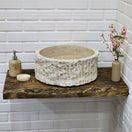 Switch Rustic Bathroom Live Edge Vanities - Solid Wood Slab Vanity 2 image