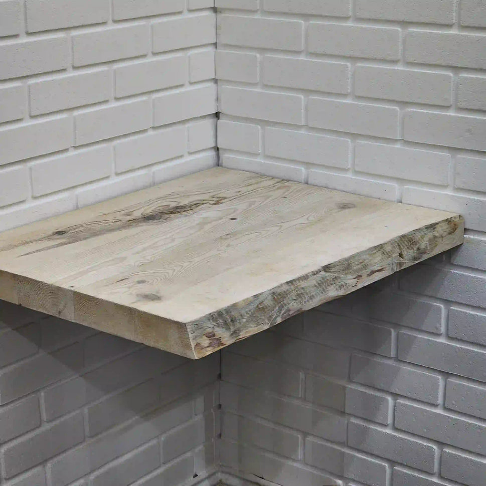 Rustic Bathroom Live Edge Vanities - Farmhouse Wood Slab Vanity